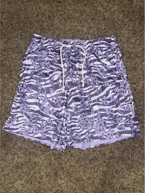 Unreleased Nike Standard Issue Basketball Tiger Print Reversible Shorts Sample